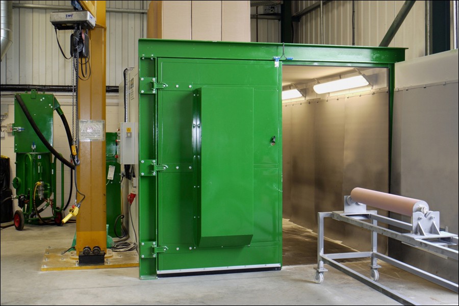 Hodge Clemco Ltd – Self-contained blast-room