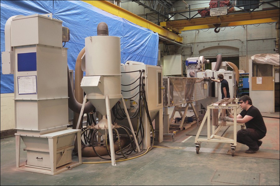 Hodge Clemco Ltd – Automated finishing system